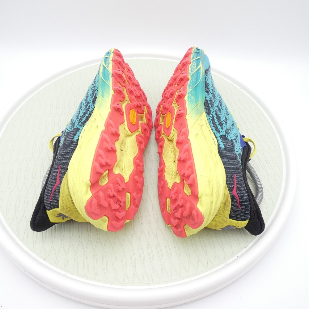 Hoka Speedgoat 5 Scuba Blue Evening Primrose Trail Running Shoes Womens 8.5 B - Picture 6 of 9